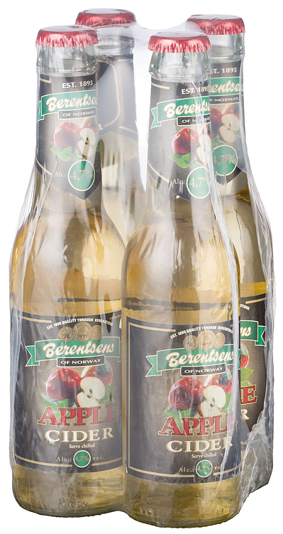 Berentsens eplecider fl    4,7%    24x27,5cl