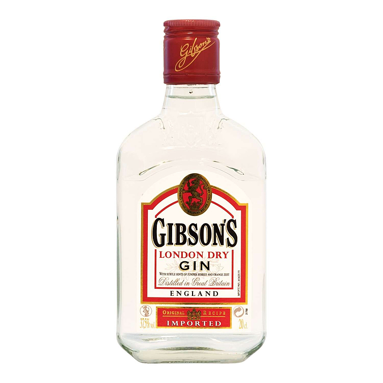 Gibson s london dry gin   37,5%   20cl