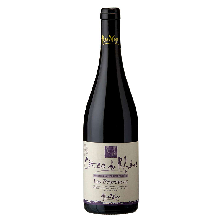 Alain voge côtes du rhône les peyrouses   14%   75cl