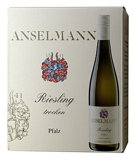 Anselmann riesling trocken bib   12,5%   3l