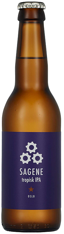 Sagene tropisk ipa   4,7%   18x33cl