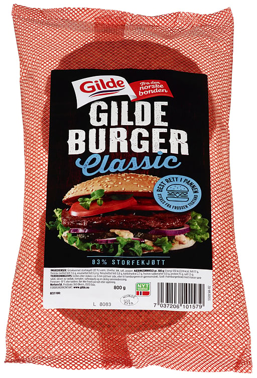 Gildeburger classic   800g