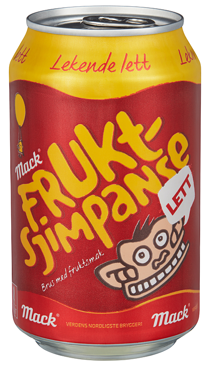Fruktsjimpanse lett bx   24x0,33l