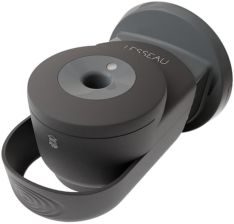 Lesseau manual dispenser black  1pce