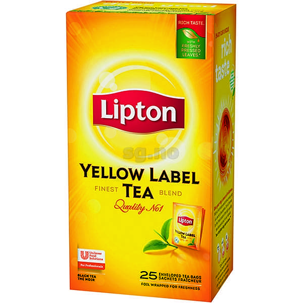 Yellow label te lipton  25bg