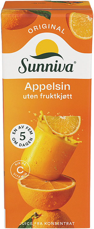 Sunniva orig.appelsinjuice       2,5dl