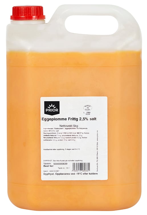 Egg yolk salted         2x5kgm