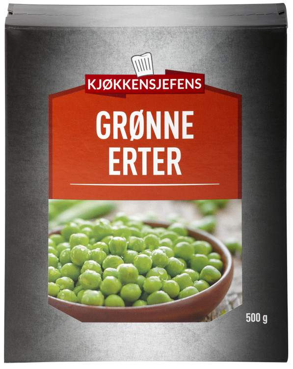 Erter grønne  ks       500g