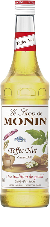 Monin toffee nut syrup  70cl
