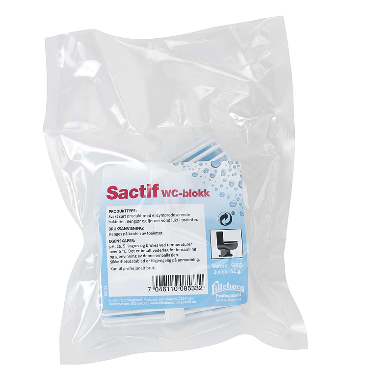 Sactif wc-blokk         2pk