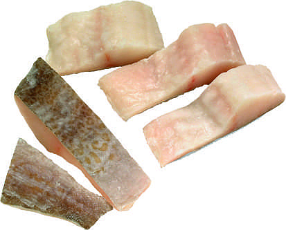 Lettsalt.torsk,serv.stk 5% glasering   kg