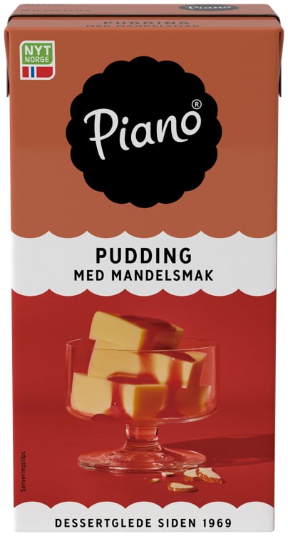 Mandelpudding piano   0,5l