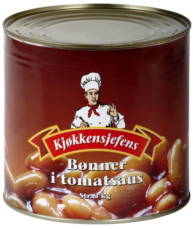 Baked beans in tomato sauce   2550g