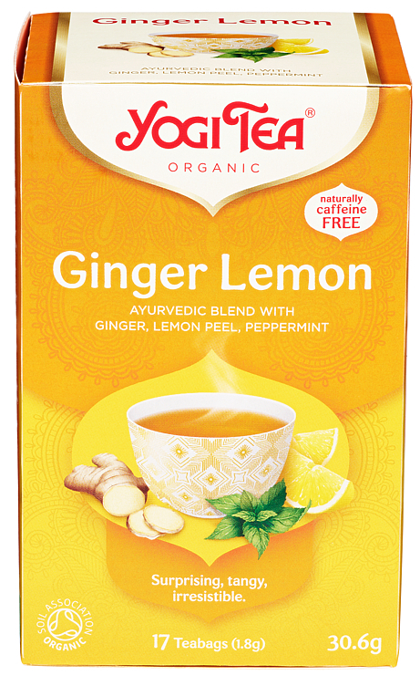Yogi tea ginger/lemon ecol. 17bags