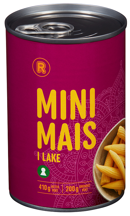 Rema 1000 mini sweet corn 410g