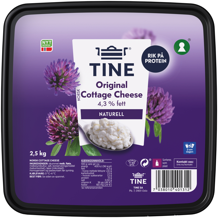 Cottage cheese     2,5kg