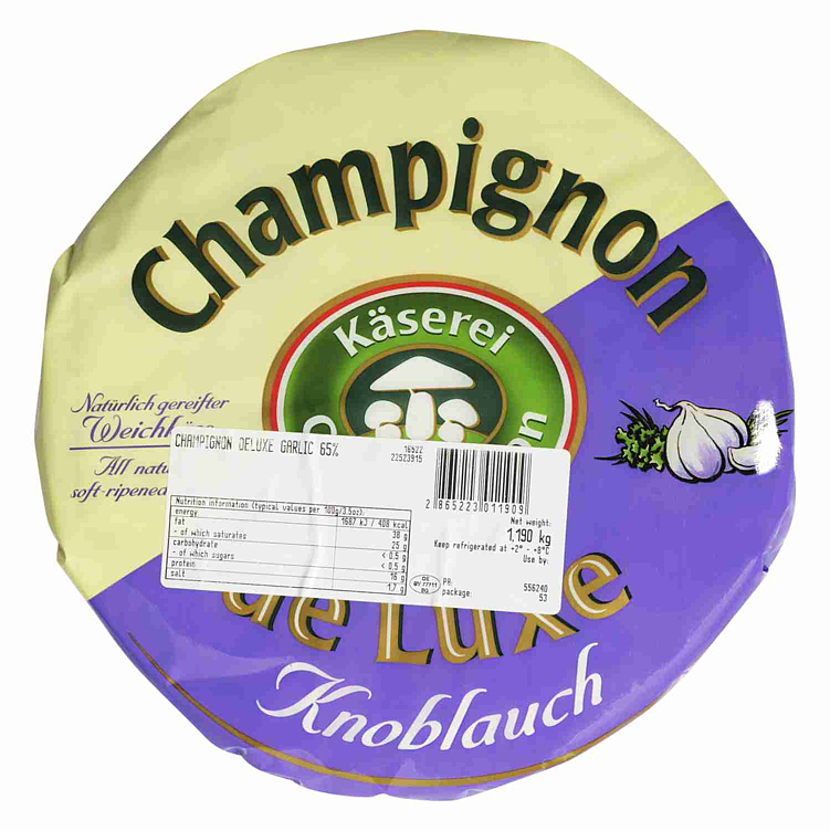 Brie champignon m/hvitløk ca1,5kg   kg