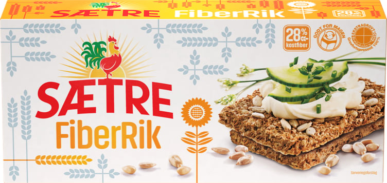 Fiberrik solsikke 125g