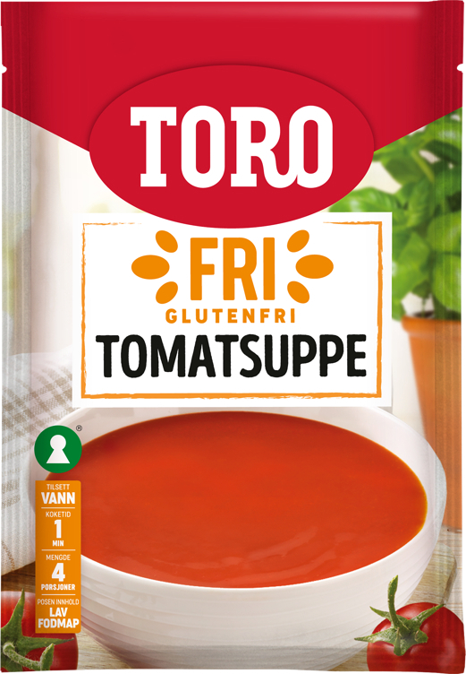 Glutenfri tomatsuppe pulver