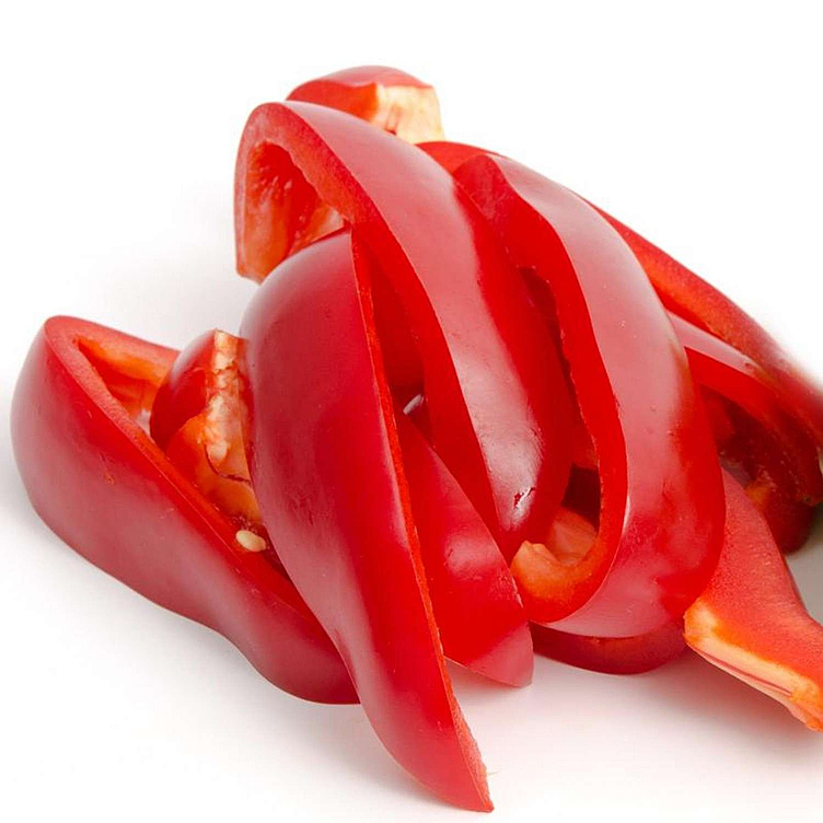 Paprika rød strimlet     kg