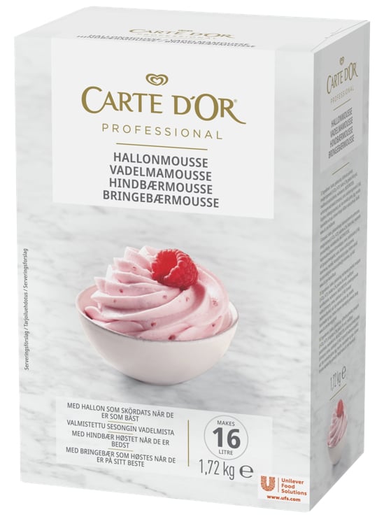 Bringebærmousse 16l         1,72kg