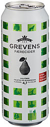 Grevens pærecider uten sukker  4,7%  24x33cl