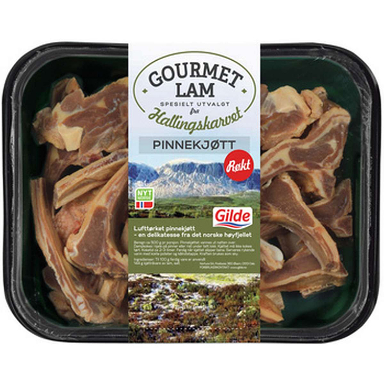 Pinnekjøtt av gourmetlam røkt  4xca1,5kg   kg