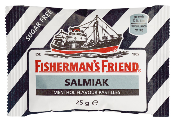 Fisherman's friend salty liquorice stripe 25g