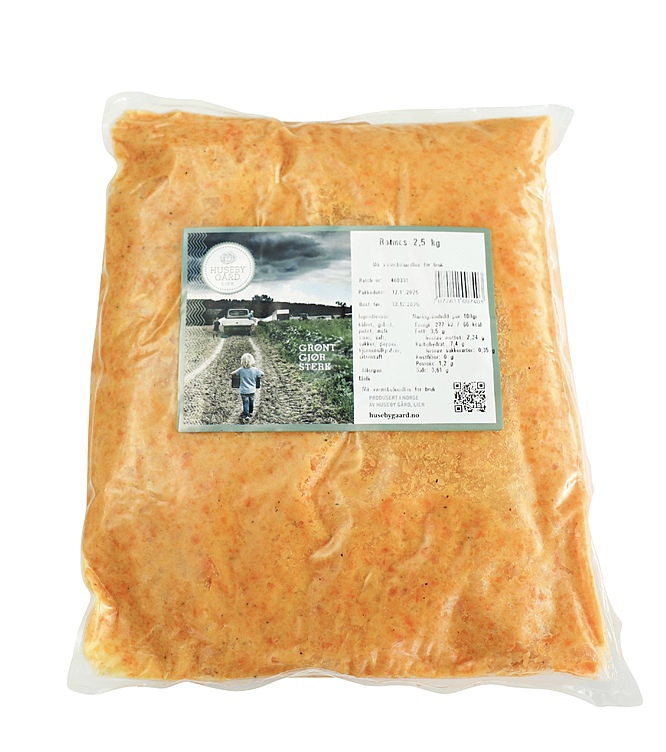 Mashed root vegetables sous vide 2,5kg   pce