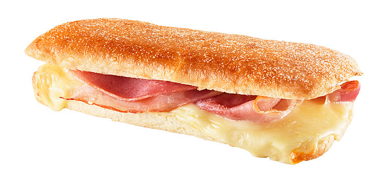Panini glutenfri ham & cheese 217g