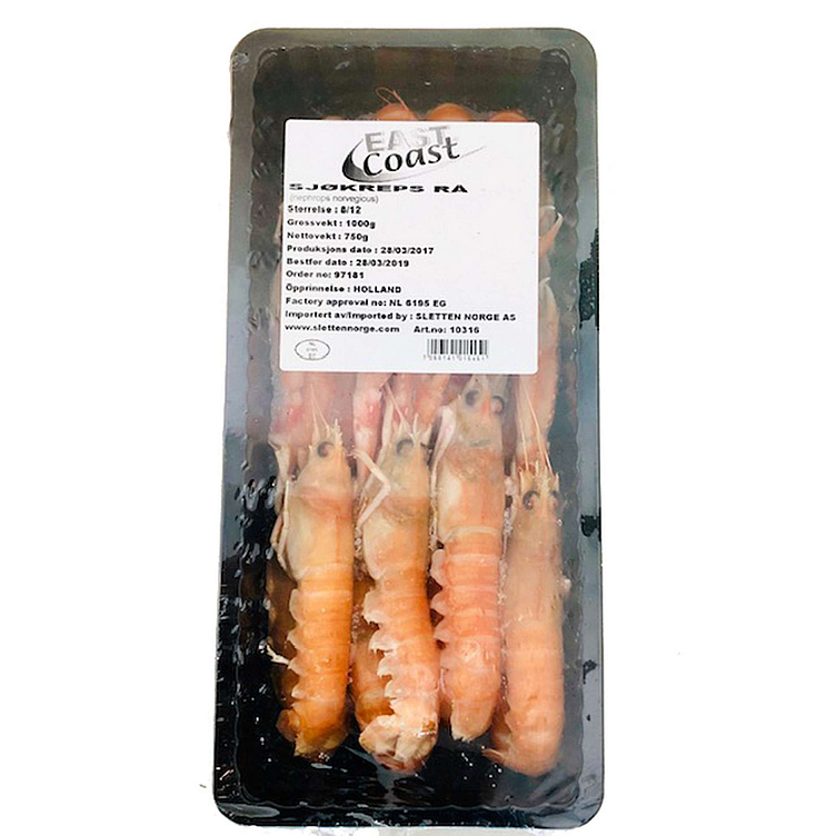Sjøkreps 8/12            800g
