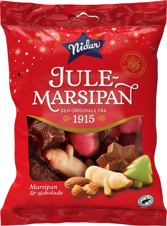 Marsipan og sjokoladep. stor 193g