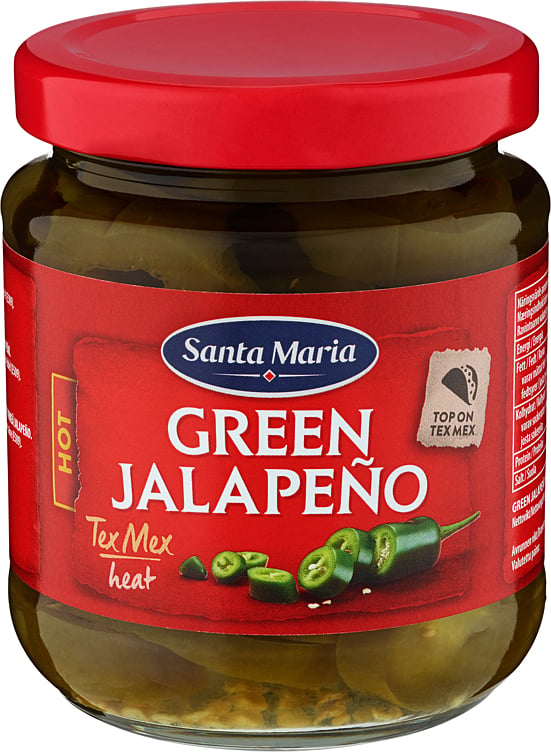 Green jalapeño hot sliced      215g