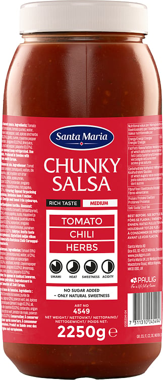 Salsa chunky medium     2250g