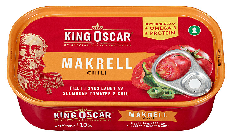 Skinnfri makrell chili   110g
