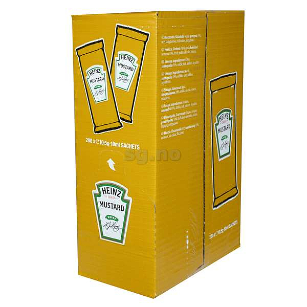 Heinz sennep kuvert   200x11g