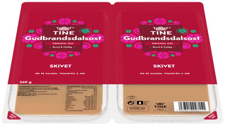 Gudbr.dalsost g35 hot.br   560g
