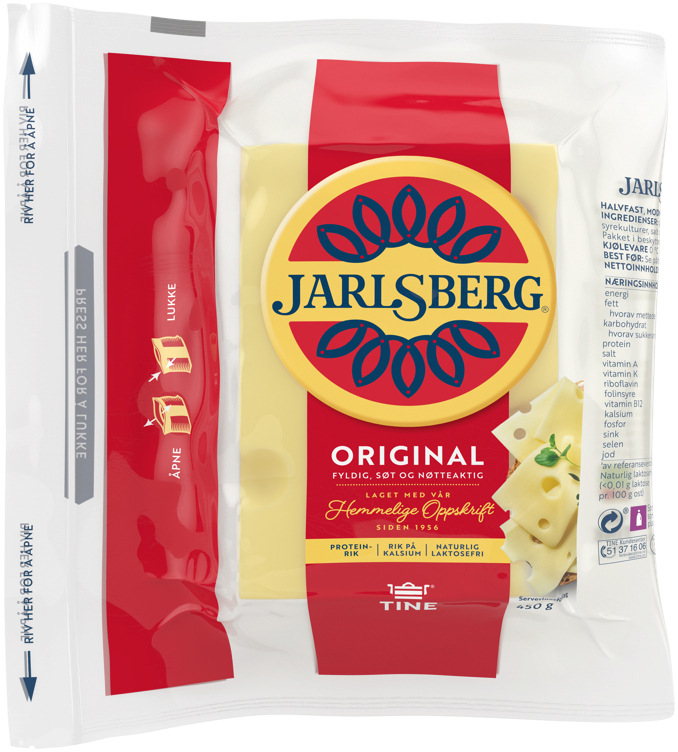Jarlsberg skorpefri   450g