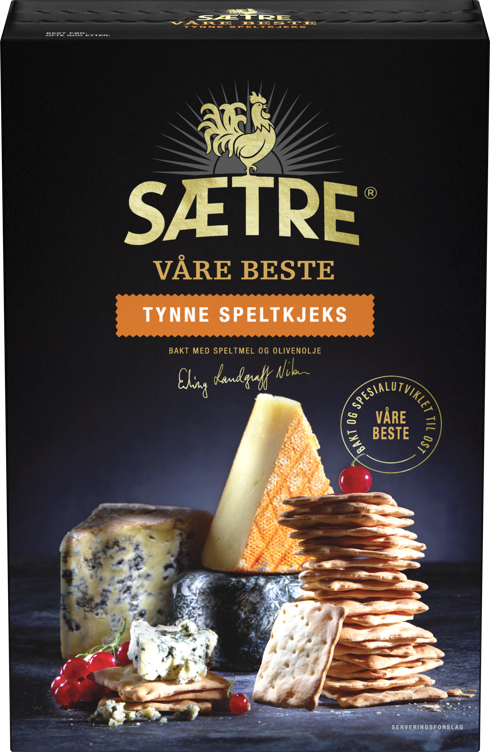 Sætre's beste crackers w/spelt   100g