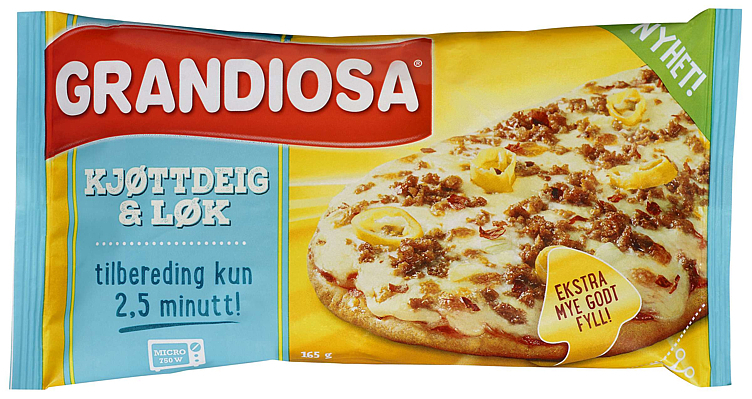 Grandiosa pizzaslice kjøttdeig & løk   165g