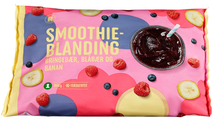 Rema 1000 smoothie bring/blåb   800g