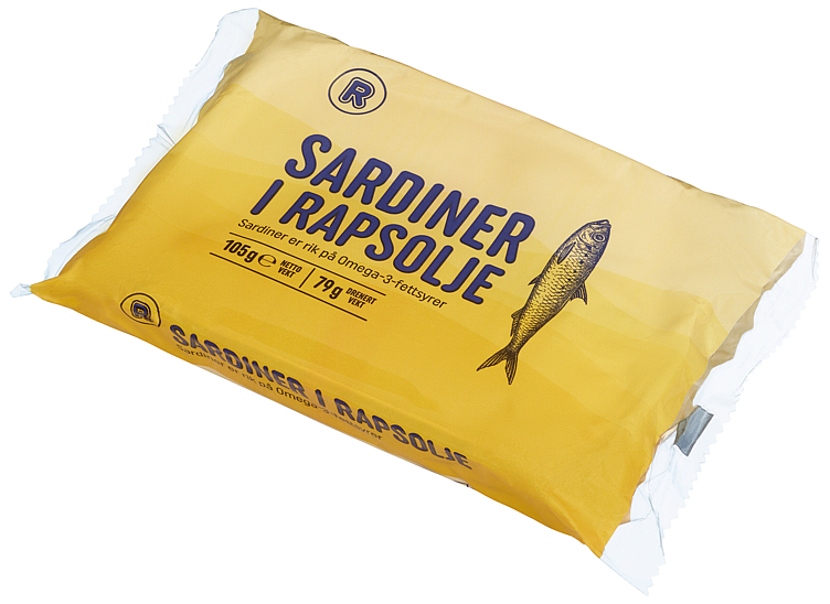 Sardiner i olje   105g