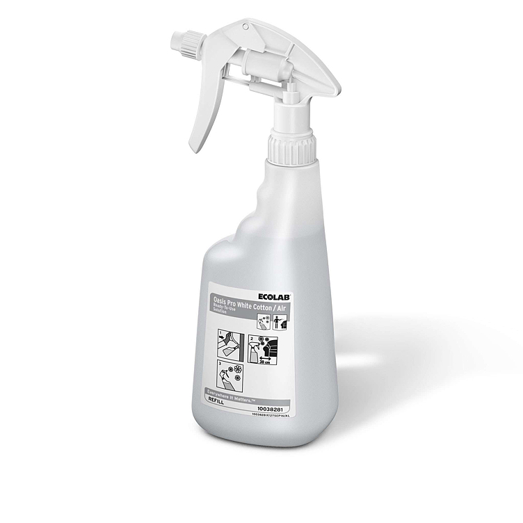 Plastflaske oasis pro white cotton&air  1stk
