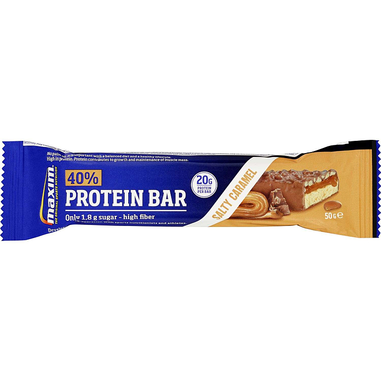 Maxim 40% protbar saltycaramel   50g