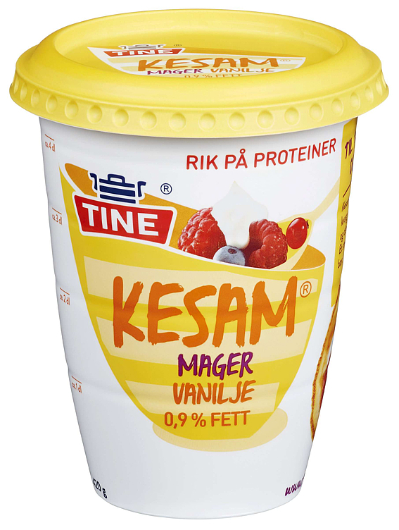 Kesam mager vanilje    420g