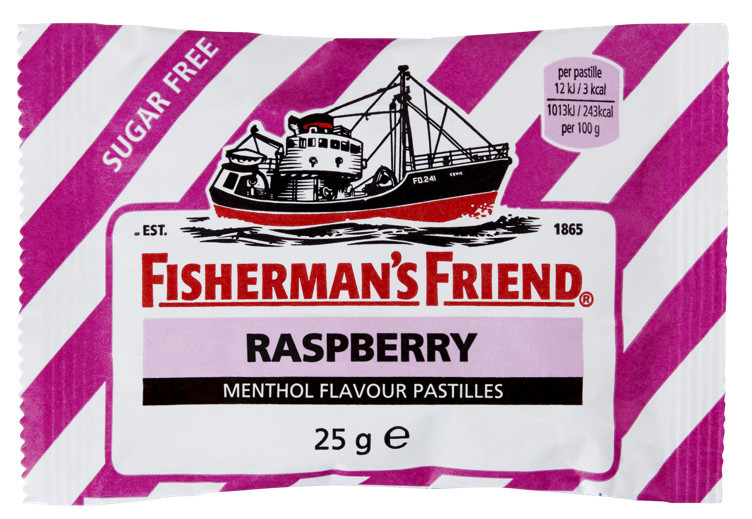 Fishermans friend raspberry 25g