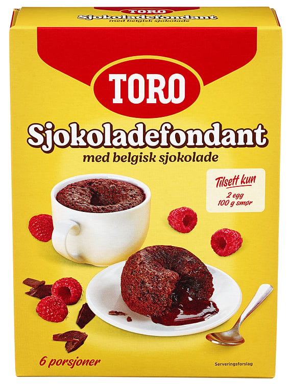 Sjokoladefondant dessert pulver   232g