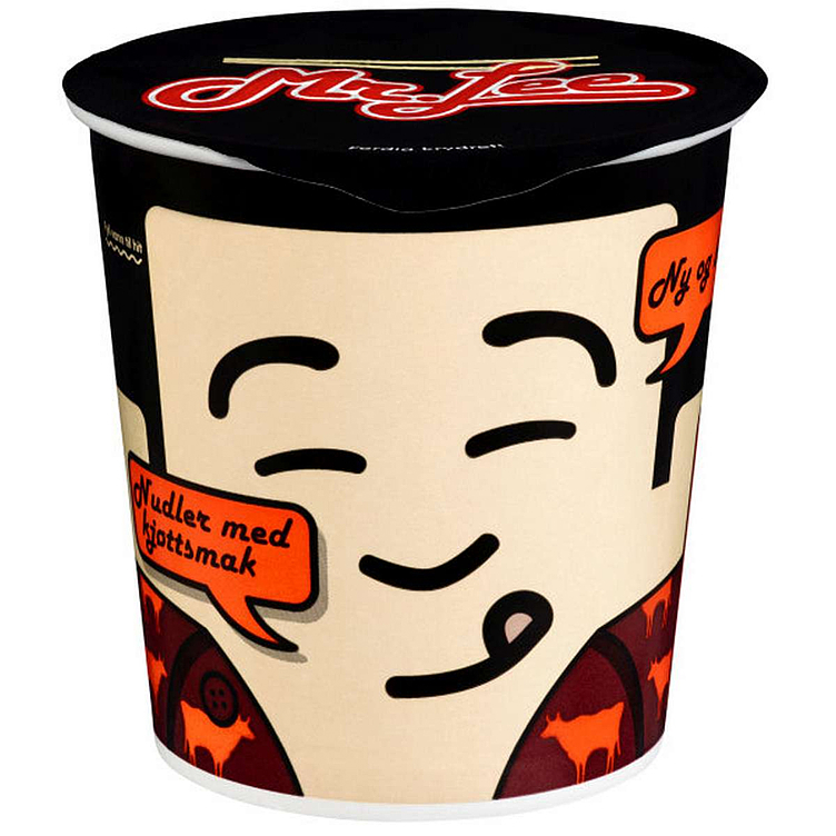 Nudler kopp kjøttsmak 65g
