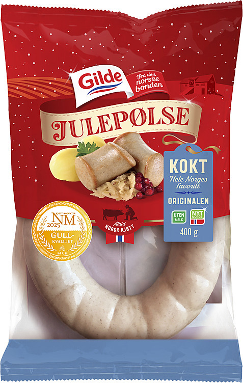 Julepølse kokt   400g