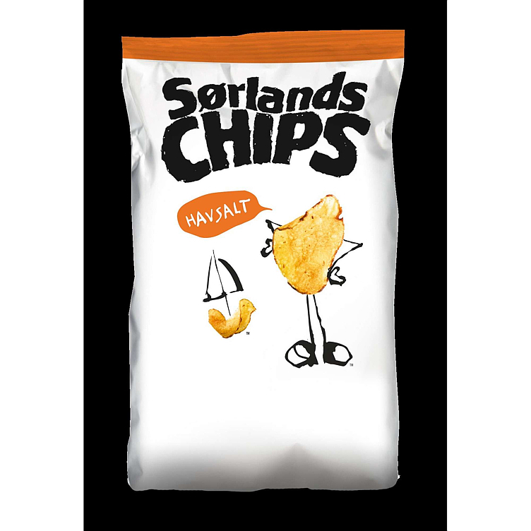 Potetchips havsalt   195g